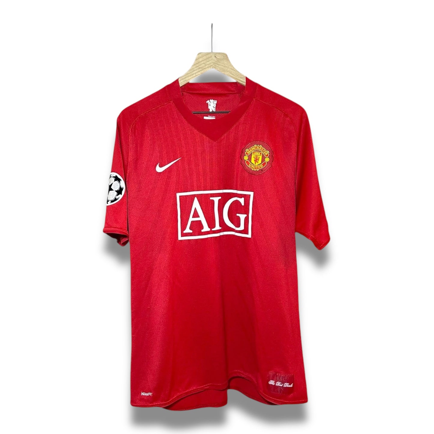 Manchester United Nike 2007-2009 Home Ronaldo (XL)