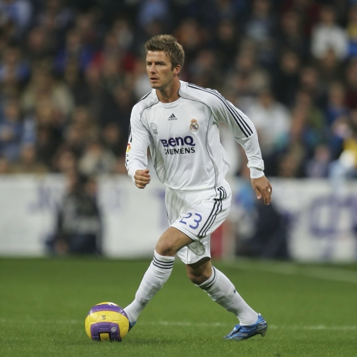 Real Madrid Adidas 2006-2007 Home Beckham (XL)