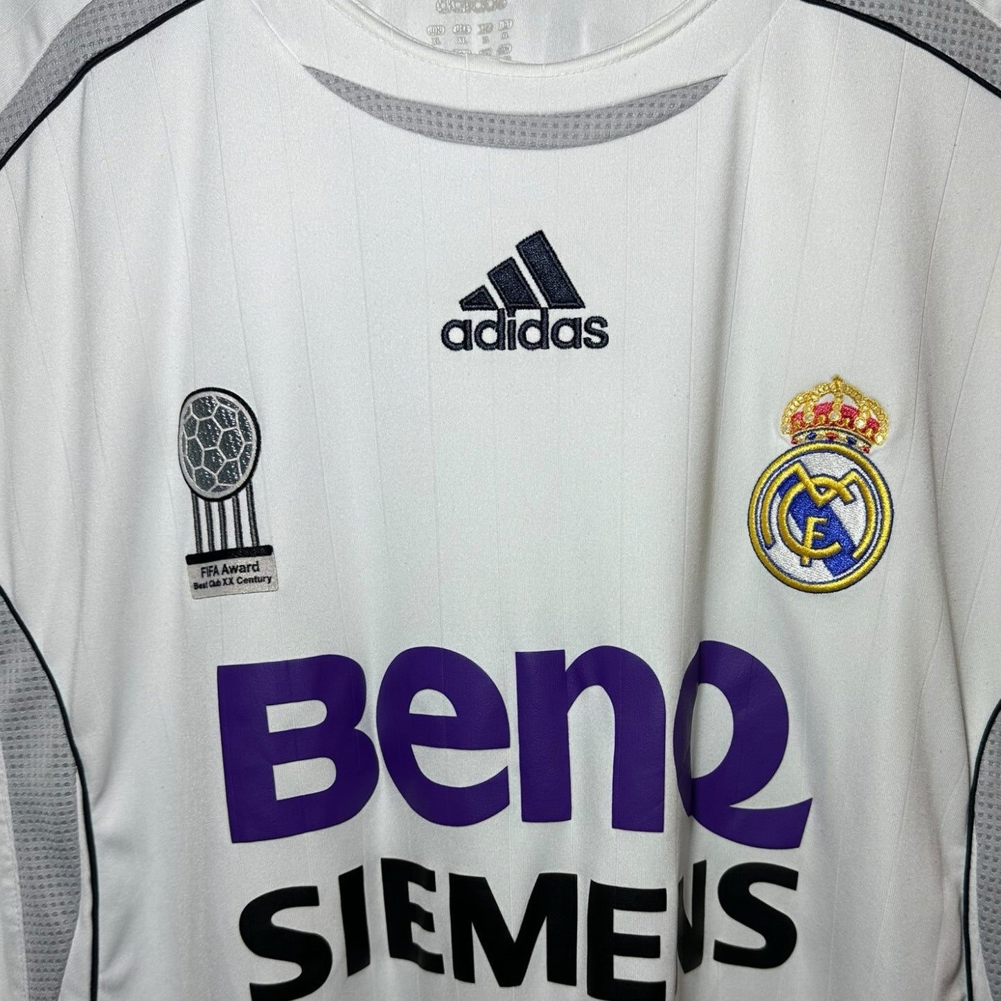 Real Madrid Adidas 2006-2007 Home Beckham (XL)