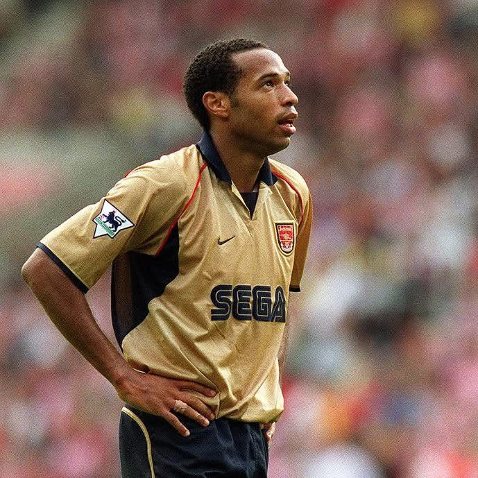 Arsenal Nike 2001-2002 Away SEGA Henry (XL)