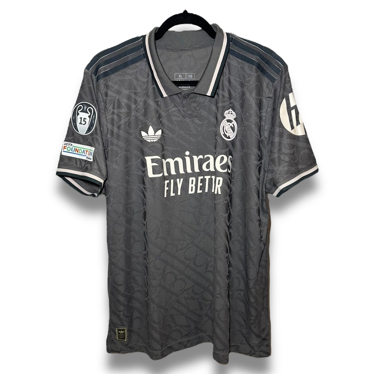 Real Madrid Adidas 2024-2025 Third Mbappe BNWT (XL) PLAYER VERSION