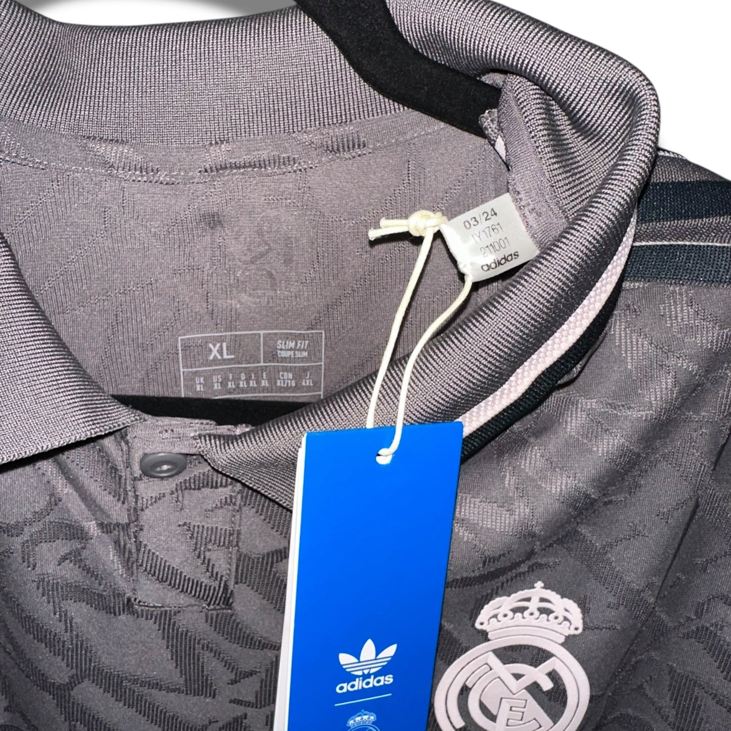 Real Madrid Adidas 2024-2025 Third Mbappe BNWT (XL) PLAYER VERSION