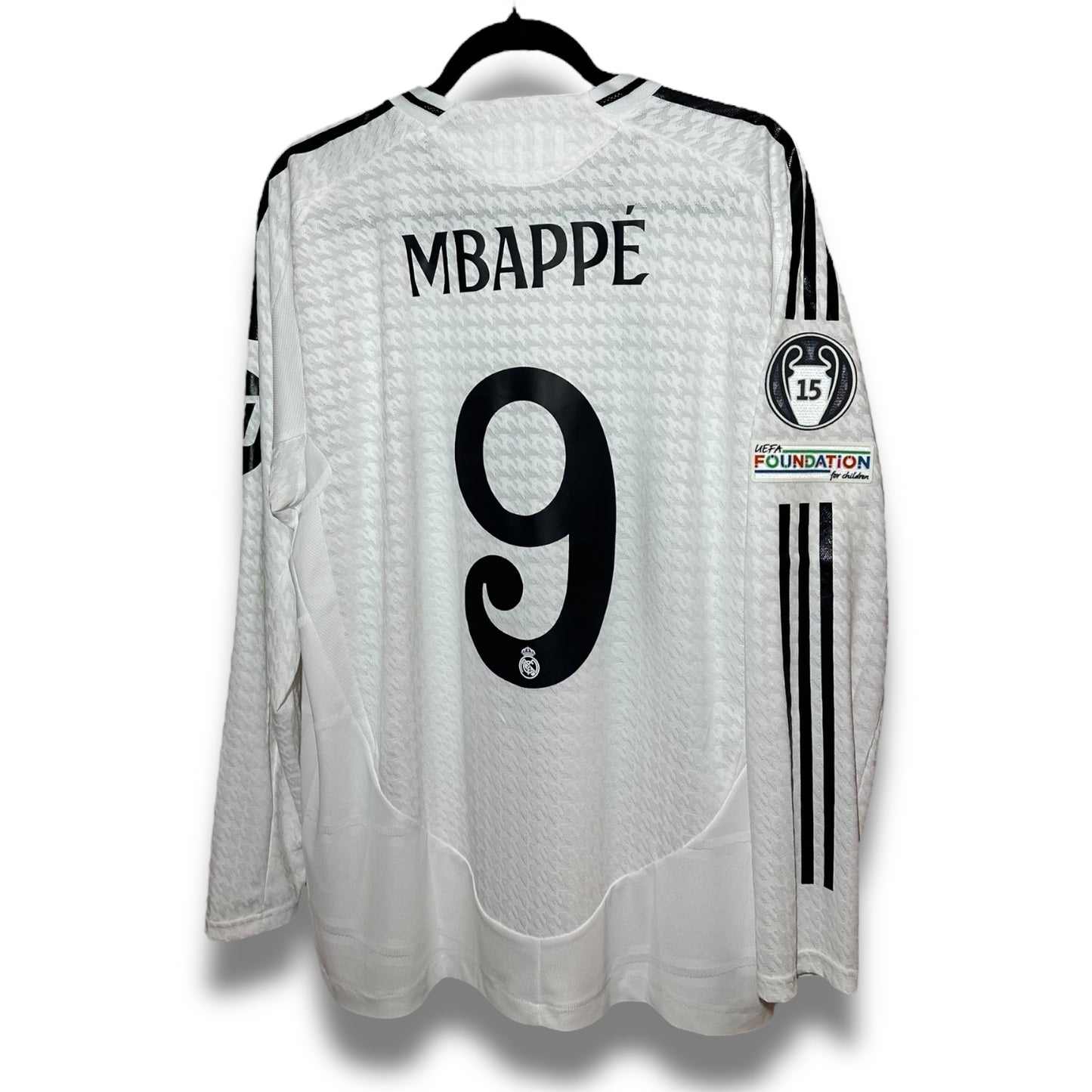 Real Madrid NEW NO TAGS Adidas 2024-2025 Home Mbappe (XL) PLAYER VERSION