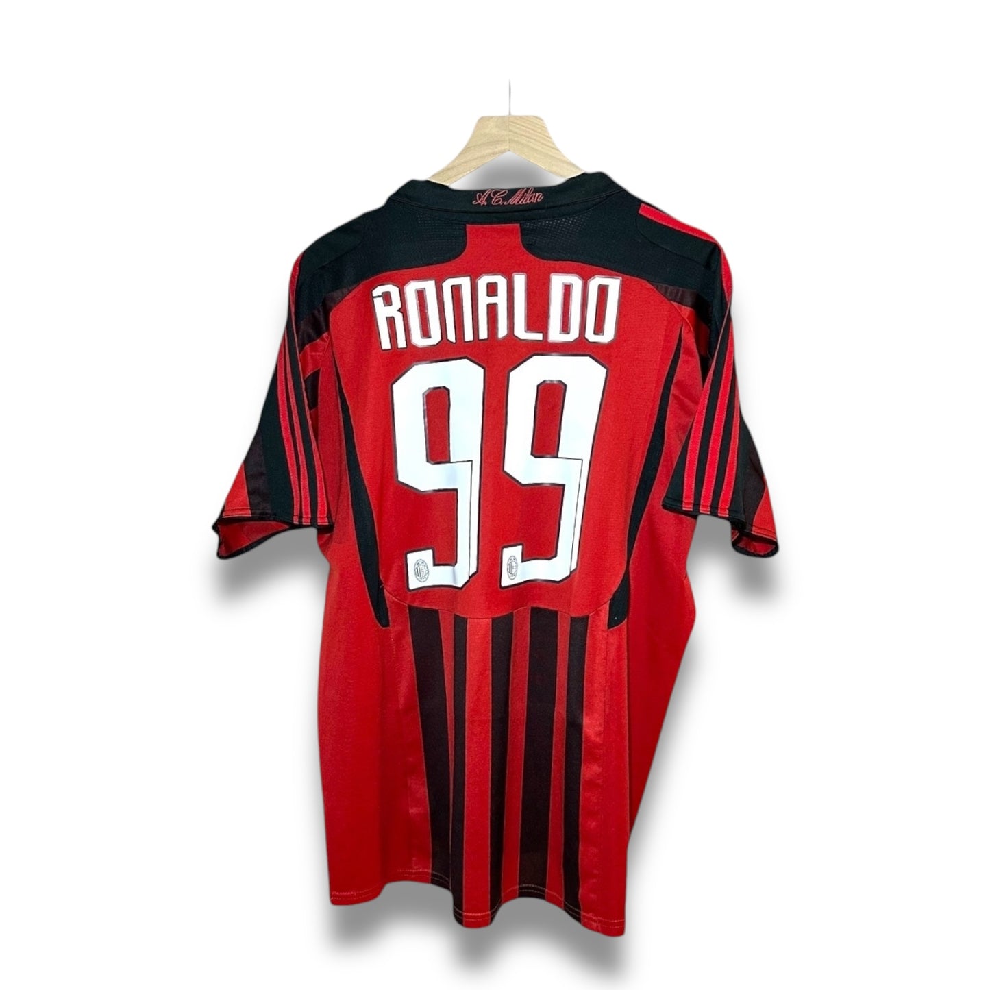 AC Milan Adidas 2007-2008 Home Ronaldo (XL)