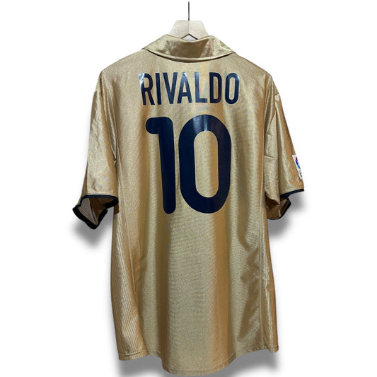 FC Barcelona Nike 2001-2003 Away Rivaldo (XXL)