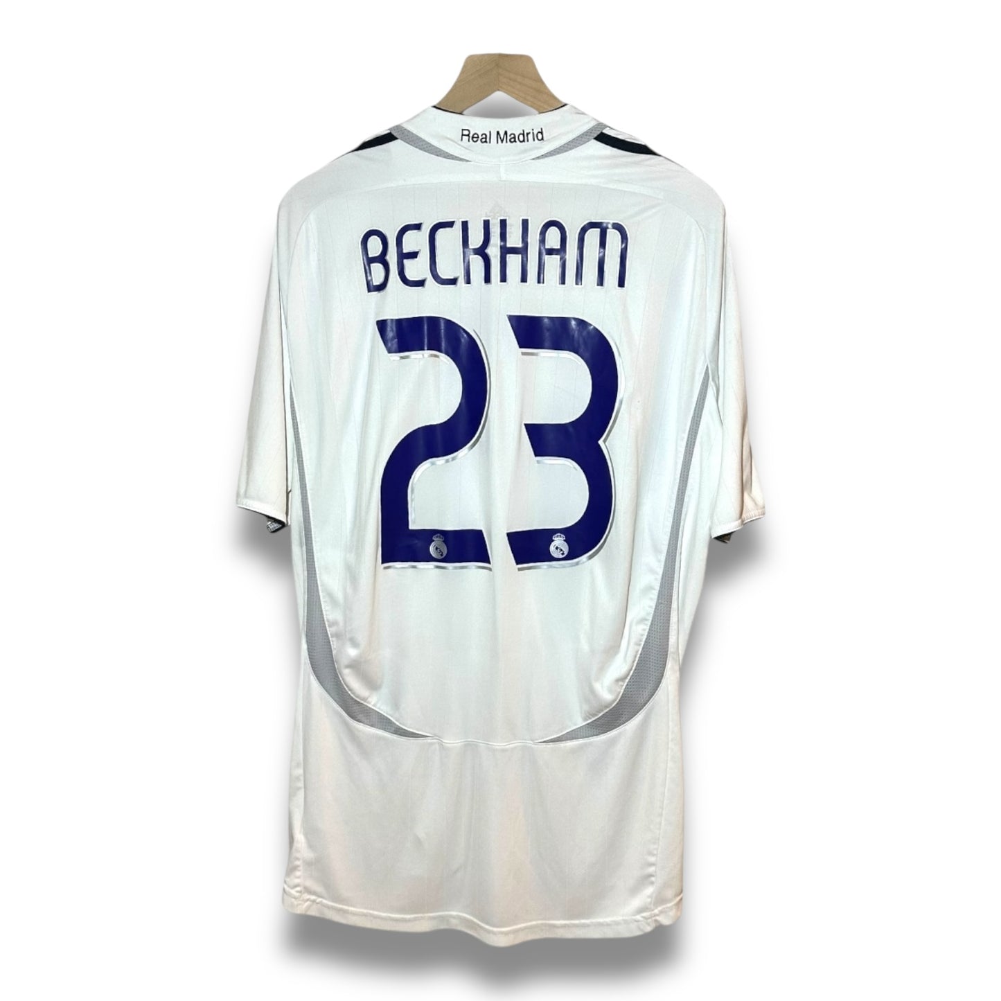 Real Madrid Adidas 2006-2007 Home Beckham (XL)