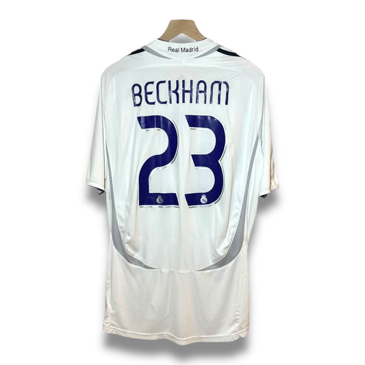 Real Madrid Adidas 2006-2007 Home Beckham (XL)