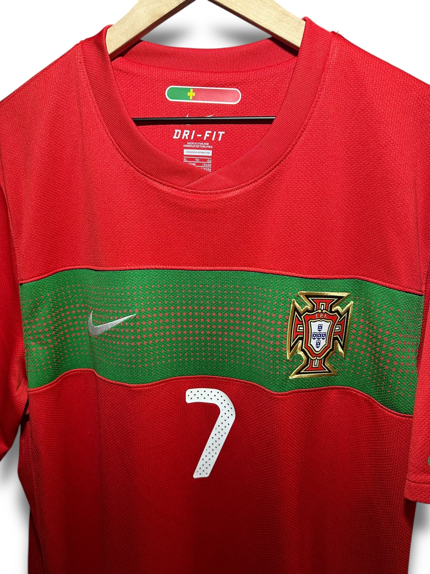 Portugal Nike 2010-2012 World Cup Home Ronaldo (XL)